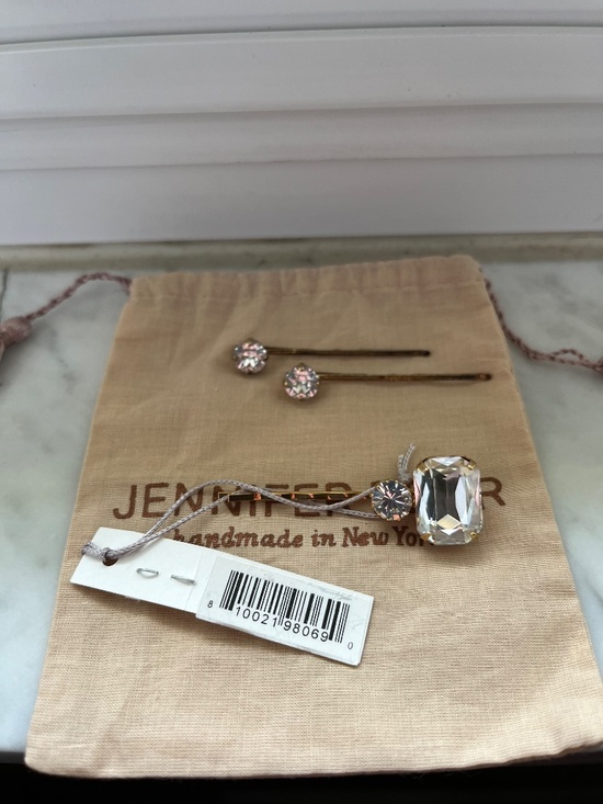 Jennifer Behr Gemma Crystal Diamond Hair Bobby Pin L. Erickson Little Gems Lot 3 main image 5
